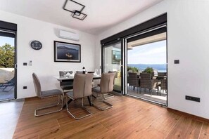 Dining - Holiday house ROSEMARY with pool and panoramic seaview (Risika)