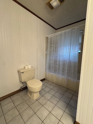 Serviettes fournies, savon, papier de toilette