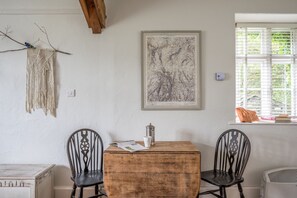 Dining - Coachman's Quarters at Brantwood, stunning views & lake access (East of Coniston Water)