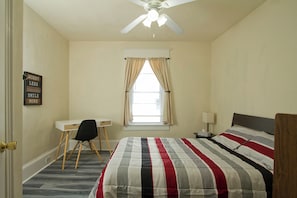 4 bedrooms, iron/ironing board, free WiFi, bed sheets