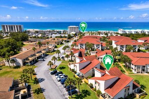 Exterior - Relaxing 2 Story Beach Getaway Steps to the Sand! (Panama City Beach)