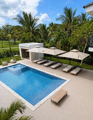 Pool - Punta Cana luxury villa gym, sauna, pool lake view (Punta Cana)