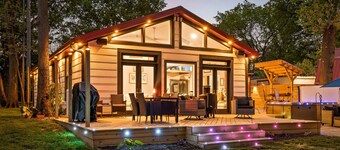 Riverfront Stay | Hot Tub, Secret Space, Pets OK!