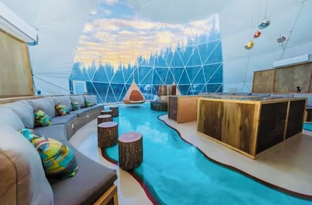 Children’s area. Glacier National Park Glamping