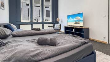 Bügeleisen/Bügelbrett, WLAN, Bettwäsche