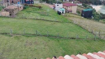 Kabin Klasik, balkon, pemandangan gunung | Halaman properti