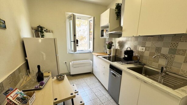 Fridge, microwave, dishwasher, cookware/dishes/utensils - Il Cervo In Città by Interhome (Lucca)