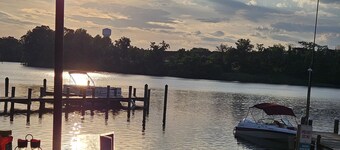 Waterfront Retreat home with Deck, Dock & Sunset Views. Your Marley Creek Escape