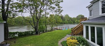 Waterfront Retreat home with Deck, Dock & Sunset Views. Your Marley Creek Escape