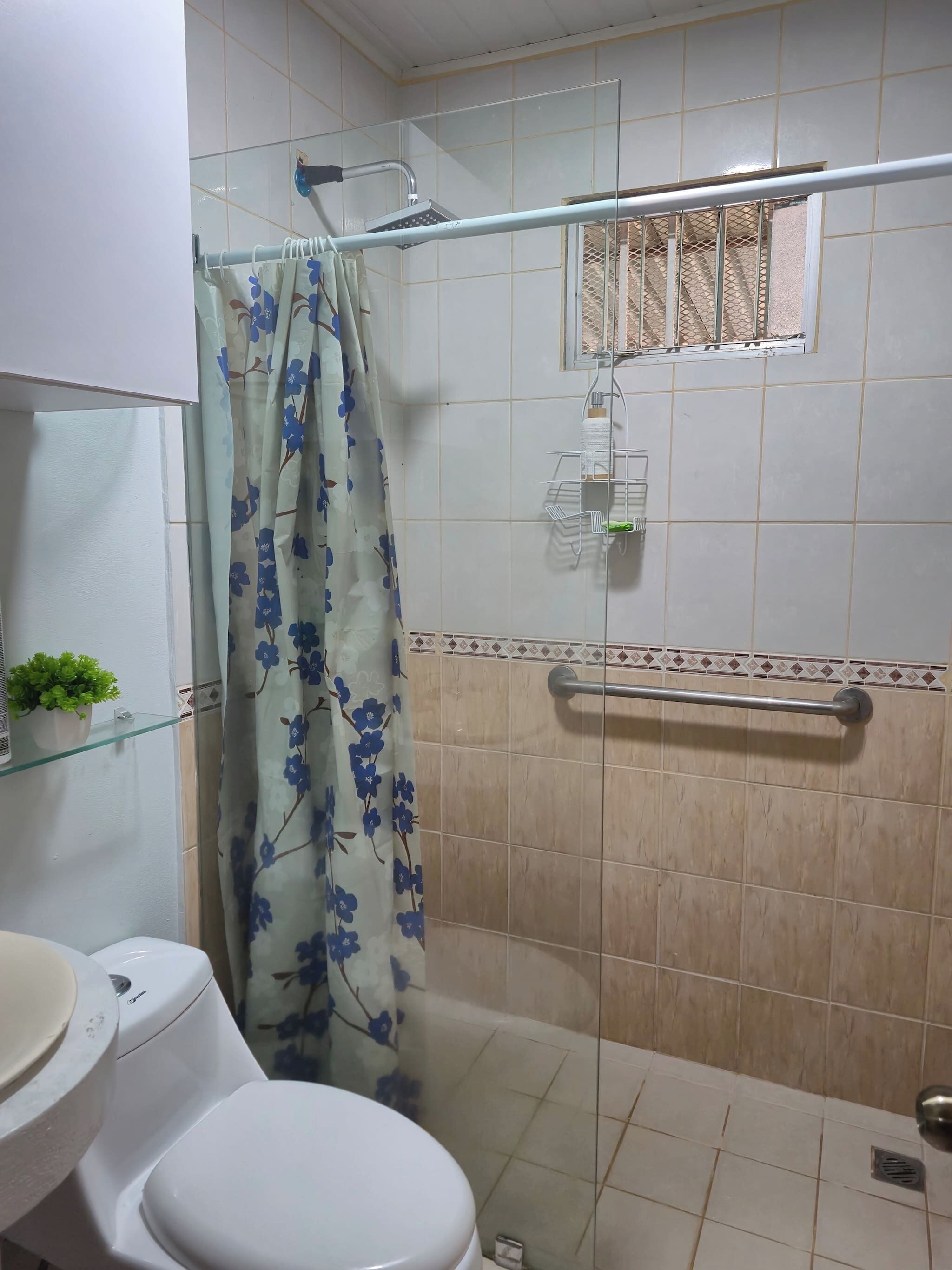 Shower, towels