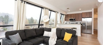 Modern condo with town and mountain views!