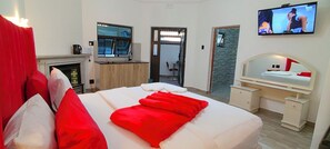 In-room safe, desk, laptop workspace, soundproofing - Neo & Ruks Guest Houses Boston  (Cape Town)