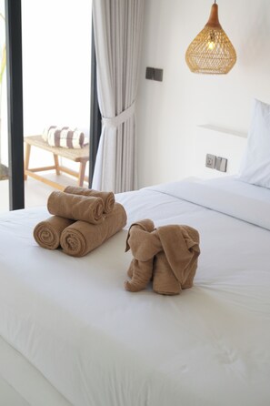 Superior-Doppelzimmer, Terrasse, Gartenblick | Kostenloses WLAN