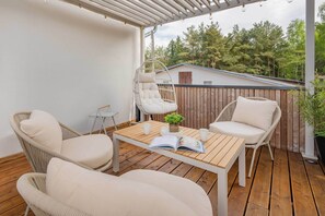 Terrace/patio - BaliBlizz apartment 12 with terrace, sauna & whirlpool in Benz 23 m² (Benz)