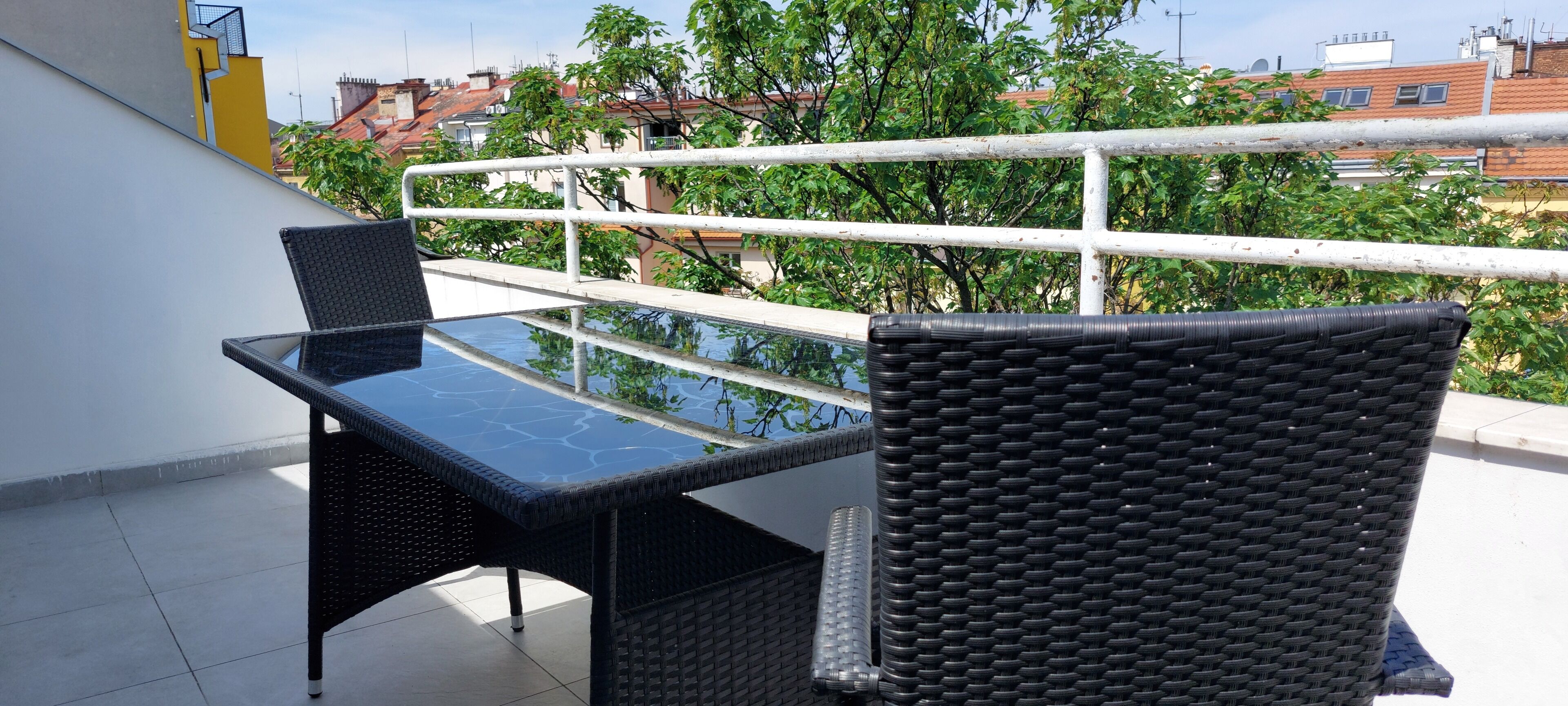 Standard Double or Twin Room, Patio, City View | Outdoor dining
