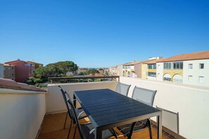 Outdoor dining - Apartment with Mezzanine in Cap d'Agde (Agde)