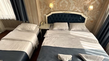 In-room safe, desk, laptop workspace, soundproofing