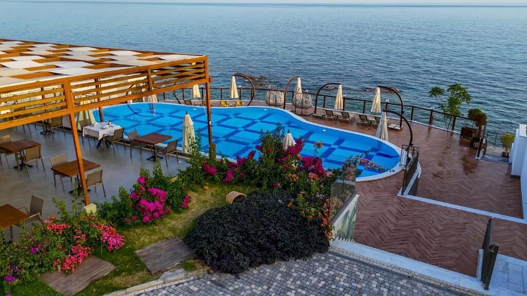 Vista spiaggia/mare