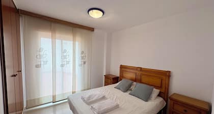 Spacious apartment in the center of Peñiscola 5 minutes from the beaches and the castle.