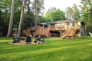 Property grounds - Waterfront, dog-friendly home with dock, kayaks, NEW hot tub, game room, & AC (Eagle River)