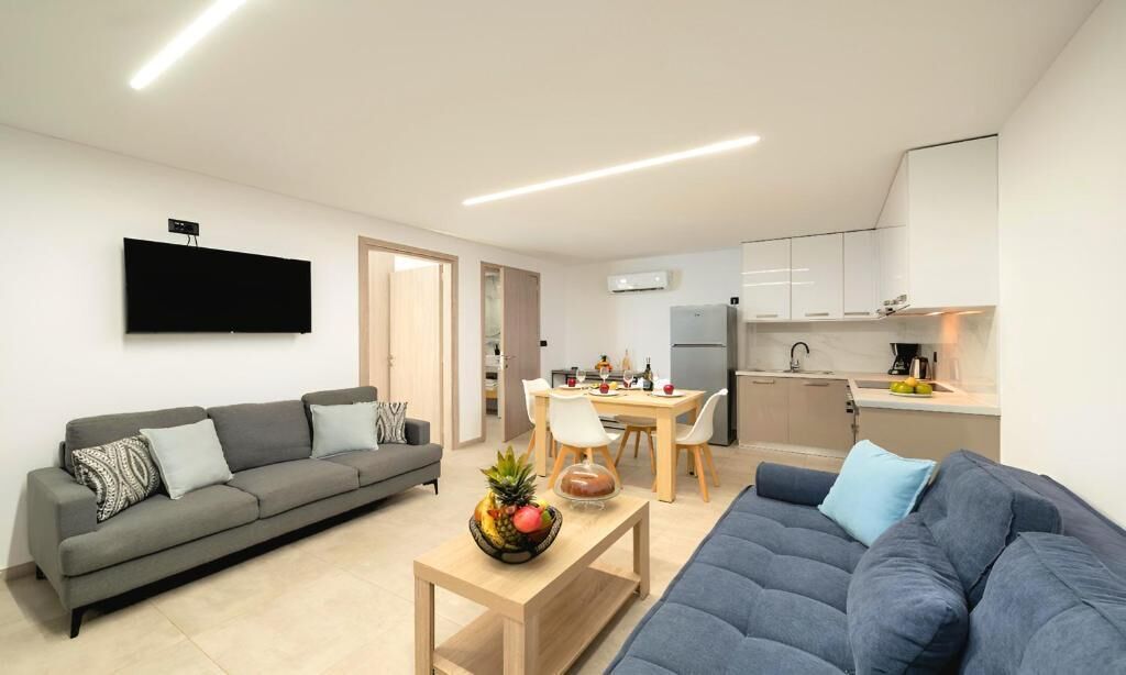 Appartement, vue cour intérieure | Coin séjour
