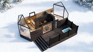Outdoor dining - Levi Nordic Star Igloos (Kittilä)