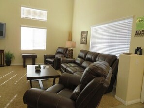 TV, DVD player - Angels Peak by Mesquite Vacation Rentals with Park View and $510 free daily activities (Mesquite)
