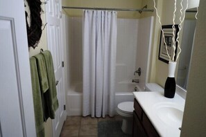 Shower, hair dryer, towels - Angels Peak by Mesquite Vacation Rentals with Park View and $510 free daily activities (Mesquite)