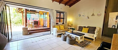 Apartment, 3 Bedrooms, Patio | Living area | Books