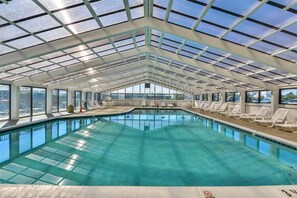 Indoor pool - OCEANFRONT 2 Bed 2 Bath Condo with Indoor Pool! Century I #412 (Ocean City)