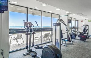 Fitness facility - OCEANFRONT 2 Bed 2 Bath Condo with Indoor Pool! Century I #412 (Ocean City)