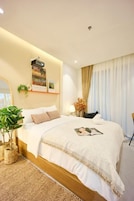Studio Deluxe, 1 grand lit, balcon