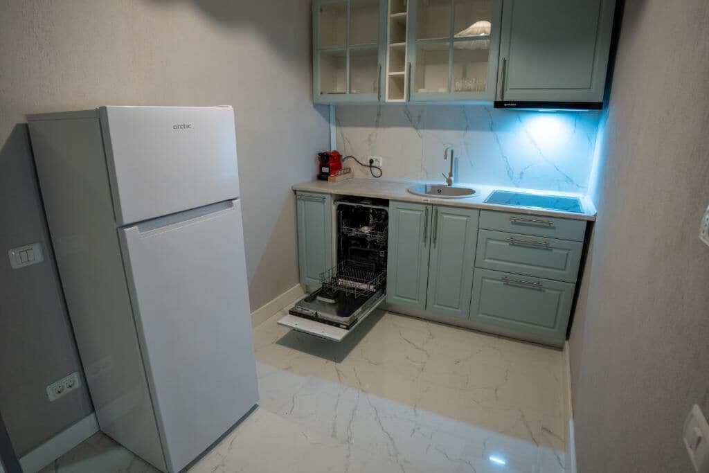 Apartment, City View | Private kitchen