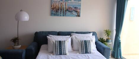 1 Schlafzimmer, Bügeleisen/Bügelbrett, kostenloses WLAN, Bettwäsche