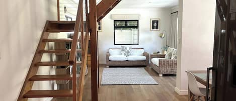 Ferienhaus, 2 Schlafzimmer, Terrasse | Wohnzimmer
