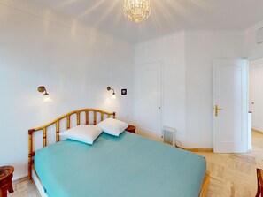 Bed sheets - Pleasant apartment sea view - 4 guests (Menton)