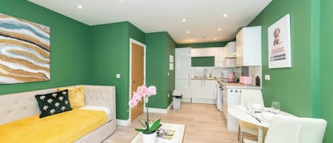 Apartamento, 1 habitación | Zona de estar