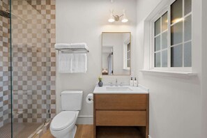 Hair dryer, towels