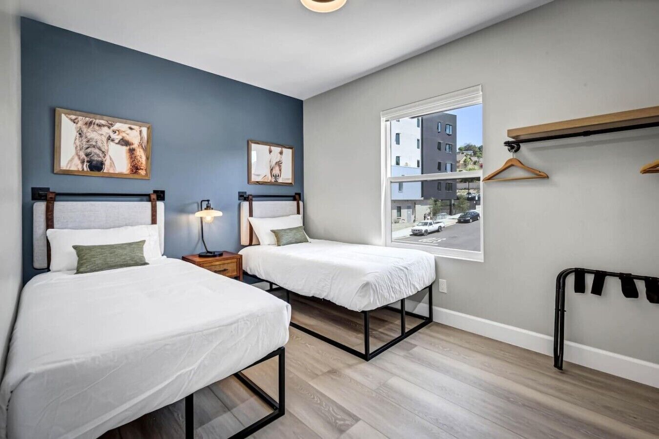 Desk, iron/ironing board, travel crib, WiFi