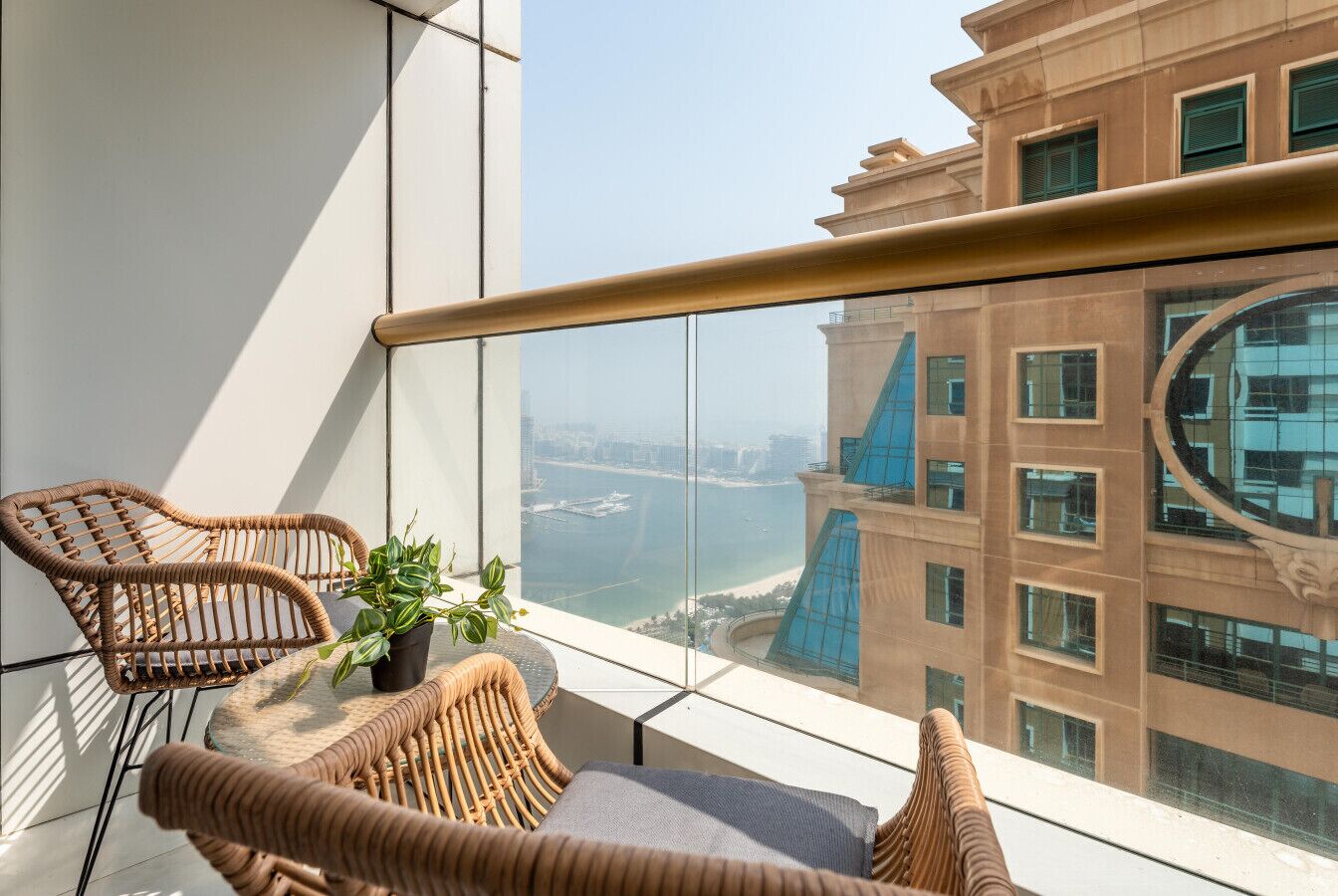 Superior Apartment, 2 Bedrooms, Kitchen, Beach View | Balcony