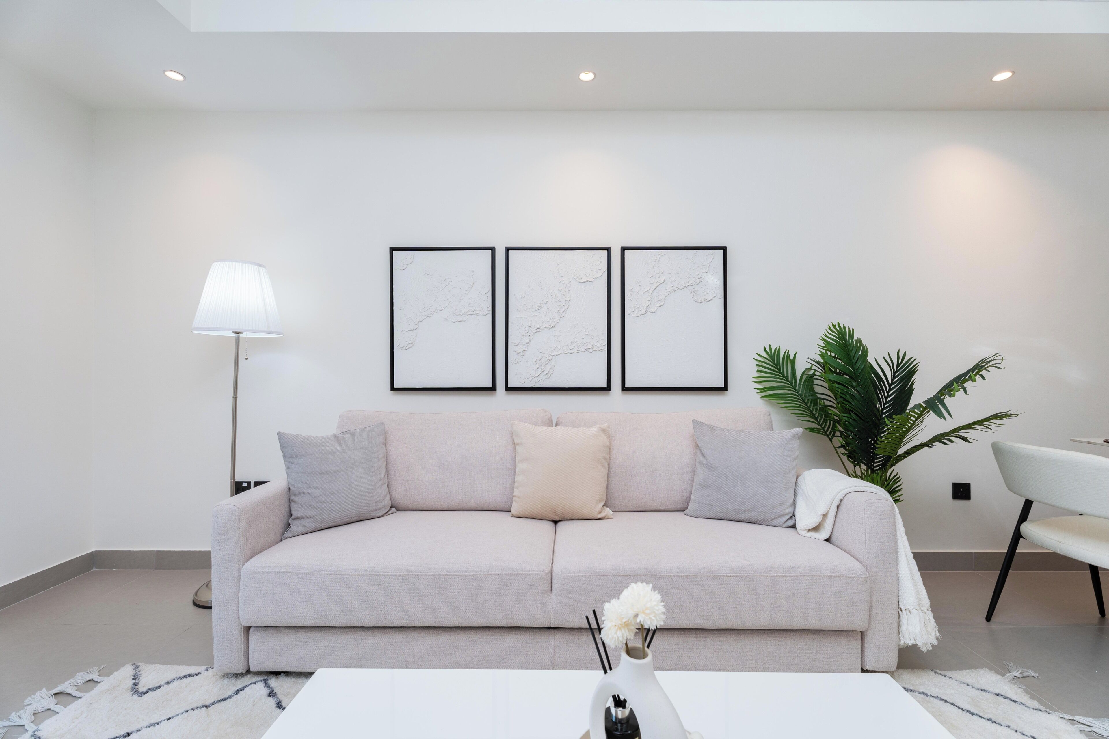 Panoramic Apartment, 2 Bedrooms, Ocean View | Living area | 55-inch Smart TV with satellite channels, Netflix, Hulu