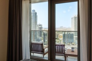 Deluxe Apartment, 1 Bedroom, Sea View | View from room - Gala Guests - Sparkle Tower Residences (Dubai Marina)