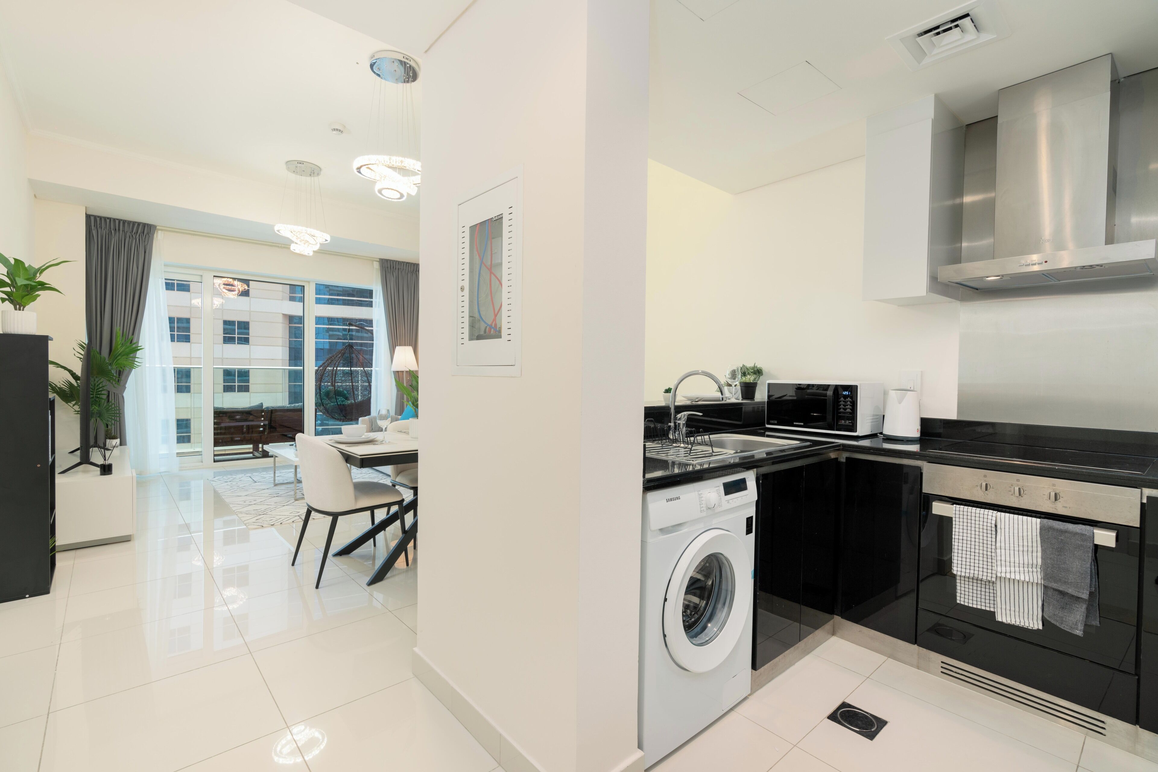 Luxury Apartment, 1 Bedroom, Kitchen, Sea View | Private kitchen
