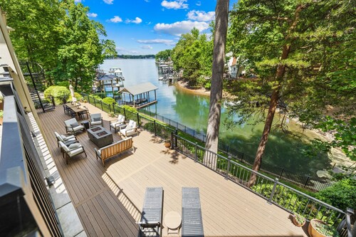 NEW! Lakefront Home w/ Theater, Dock, Game Rooms