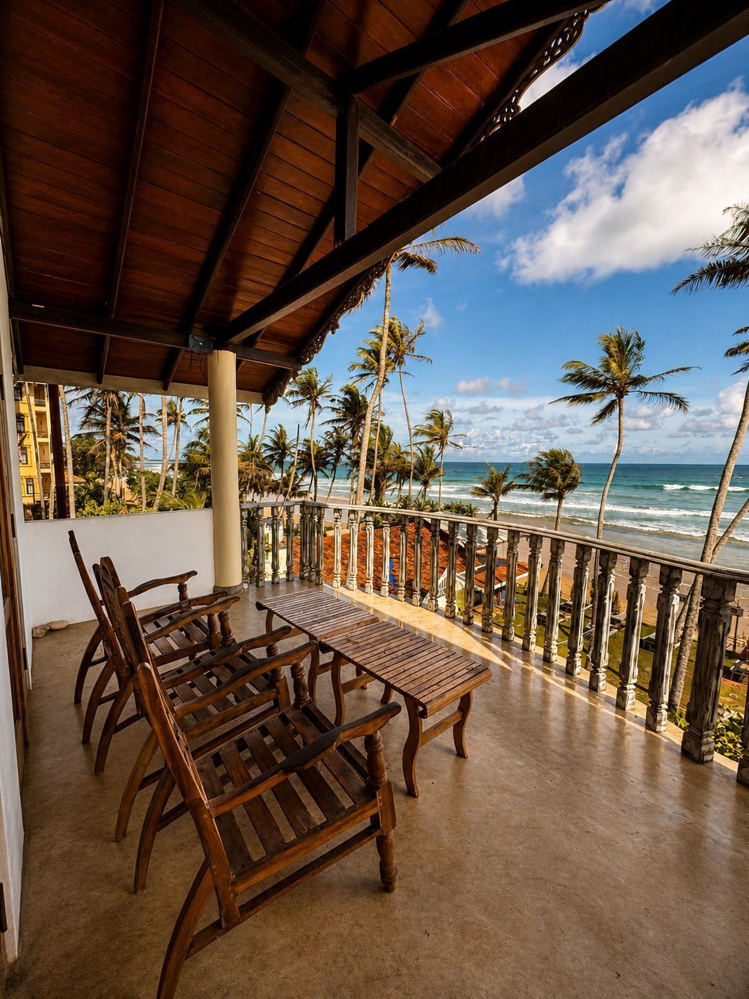 Deluxe Triple Room, Balcony, Ocean View | Property grounds