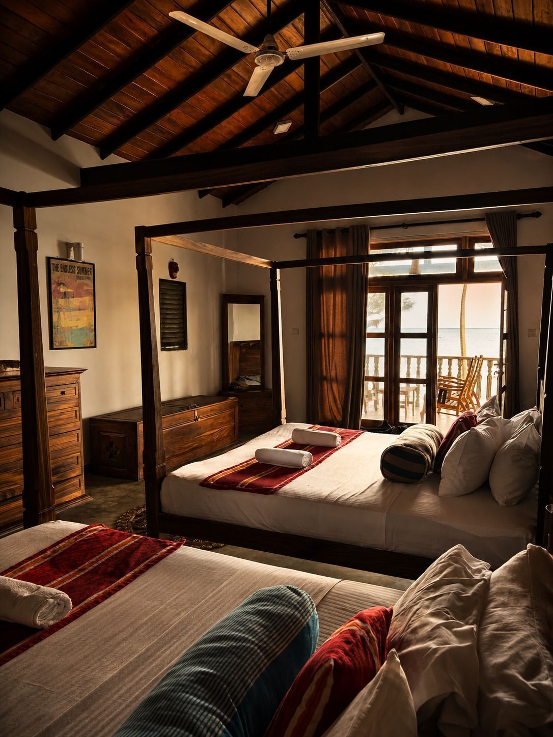 Deluxe Quadruple Room, Balcony, Ocean View | Free WiFi