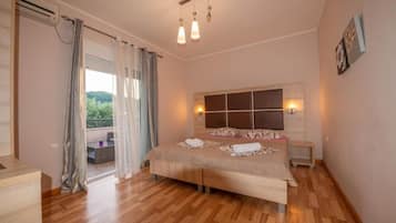 Standard Apartment, 2 Bedrooms | Desk, laptop workspace, soundproofing, iron/ironing board