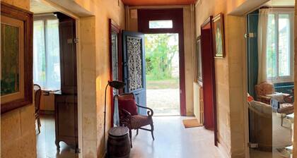 Maison de vacances entre vigne, estuaire et océan