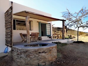 Casa, 2 habitaciones, alberca privada | Terraza o patio