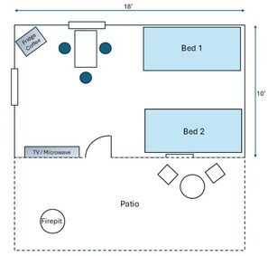 Floor plan - Standard Cabin (Saint Joseph)